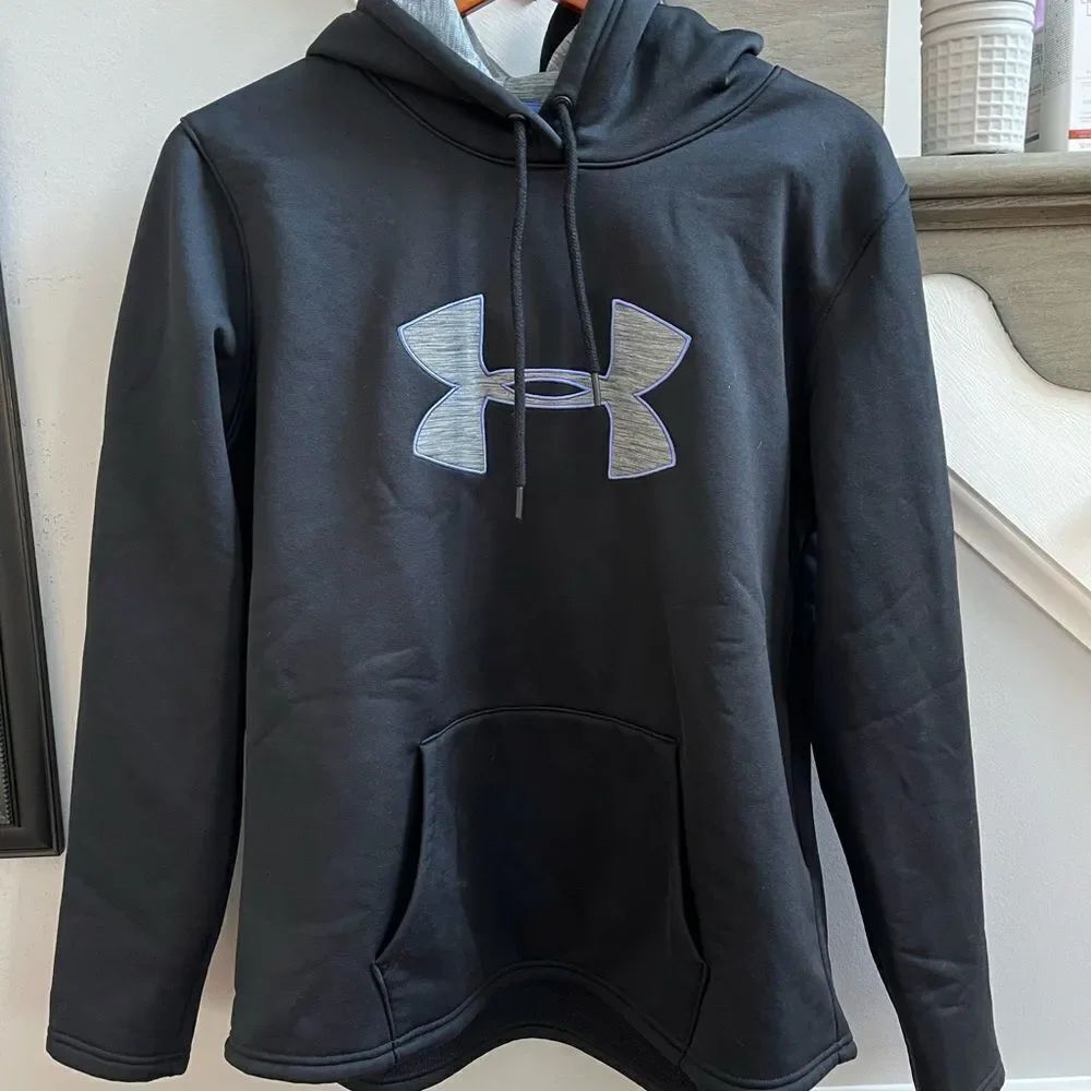 Under Armour Storm Black Hoodie Sweatshirt sz M